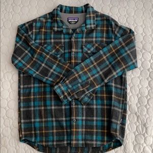Patagonia Recycled Wool Long Sleeve Flannel